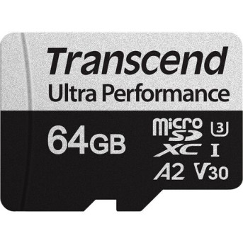 Карта памяти MicroSD 64GB Class 10 U3 Transcend TS64GUSD340S - Metoo (3)