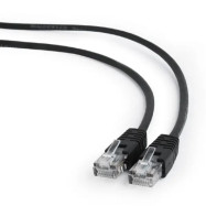 Патч-корд UTP Cablexpert PP12-15M/BK кат.5e, 15м, литой, многожильный (чёрный)