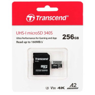 Карта памяти MicroSD 256GB Class 10 U3 Transcend TS256GUSD340S