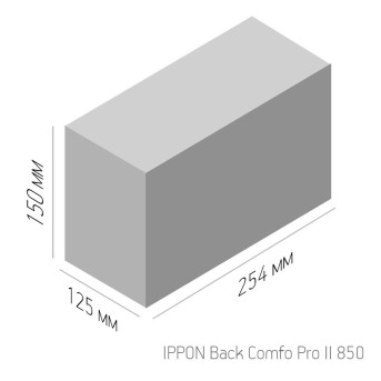 Источник бесперебойного питания Ippon Back Comfo Pro II 850 - Metoo (43)