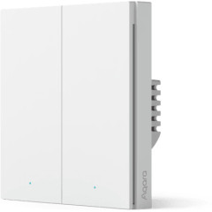 Выключатель настенный двухклавишный Xiaomi Aqara Smart Wall Switch H1 (WS-EUK02)