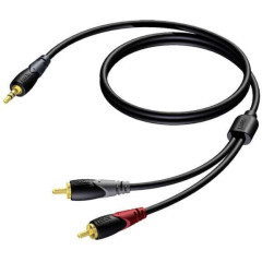 Кабель PROCAB CLA711/<wbr>3 (mJack-2RCA) (3 м)