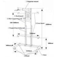 Мобильная стойка INTECH WJ2200B для панелей INTECH