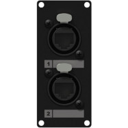 Модульная панель NE8FAH Ethercon & RJ45 CAYMON CASY168/B