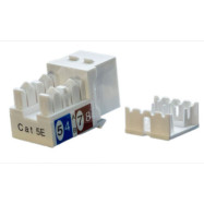 Hyperline KJ9-8P8C-C5e-90-WH Вставка Keystone Jack RJ-45(8P8C), категория 5e, белая
