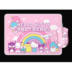 Игровой комплект мышь и коврик Razer DeathAdder Essential & Goliathus, Hello Kitty and Friends Editi