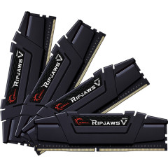 Комплект модулей памяти G.SKILL RipjawsV F4-4000C18Q-32GVK DDR4 32GB (Kit 4x8GB) 4000MHz