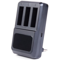 Зарядка Deluxe DLGP-404 для 3 батарей GoPro Hero 4 от USB