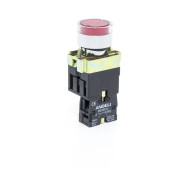 Кнопка открытая ANDELI XB2-BW3471 Красная с подсветкой