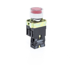 Кнопка открытая ANDELI XB2-BW3471 Красная с подсветкой
