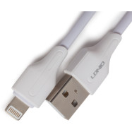 Интерфейсный кабель LDNIO Lightning LS543 2м/3м 2,1A Белый