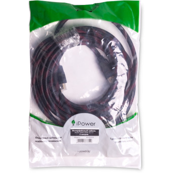 Кабель интерфейсный iPower HDMI-HDMI ver.1.4 5м - Metoo (3)