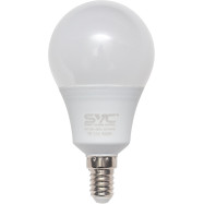 Эл. лампа светодиодная SVC LED G45-7W-E14-6500K, Холодный