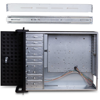 Корпус Delux DLC-MU415, 19" 4U, с салазками DLA-419 - Metoo (3)