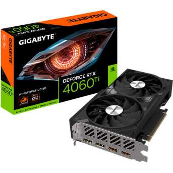 Видеокарта Gigabyte (GV-N406TWF2OC-8GD) RTX4060Ti WINDFORCE OC 8G - Metoo (3)
