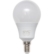 Эл. лампа светодиодная SVC LED G45-9W-E14-6500K, Холодный