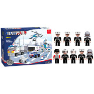 Игровой конструктор Keyixing 23001 ПАТРУЛЬ (779 деталей в наборе)