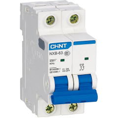 Автоматический выключатель CHINT NXB-63 2P 3A C 6kA