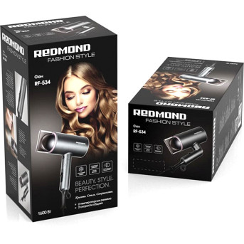 Фен REDMOND RF-534 Серый/<wbr>розовый - Metoo (3)