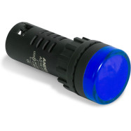 Лампа светодиодная универсальная ANDELI AD16-22D 220V AC/DC (синия)