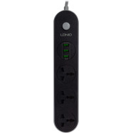 Сетевой фильтр LDNIO Universal SC3301 3 розетки 3*USB 5V/3.4A Портов 1,6м
