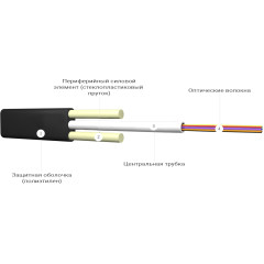 Кабель оптоволоконный ИК/<wbr>Д2-Т-А4-1.2 кН