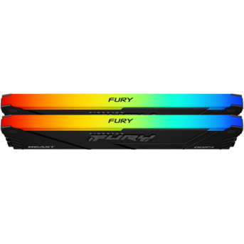 Комплект модулей памяти Kingston FURY Beast RGB KF432C16BB2AK2/<wbr>16 DDR4 16GB (Kit 2x8GB) 3200MHz - Metoo (3)