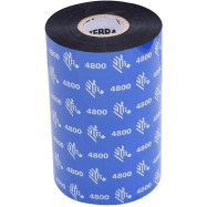 Красящая лента Zebra REZIN STANDART Black 4800 80/450
