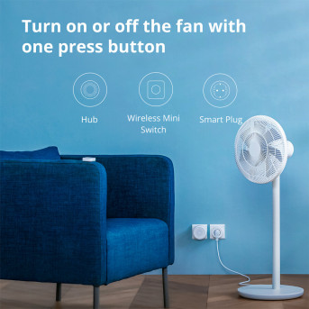 Умная розетка (переходник) Aqara Smart Plug (EU) - Metoo (69)