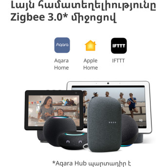 Настенный беспроводной выключатель двухклавишный Xiaomi Aqara H1 (WRS-R02) - Metoo (17)