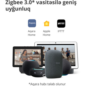 Настенный беспроводной выключатель двухклавишный Xiaomi Aqara H1 (WRS-R02) - Metoo (14)