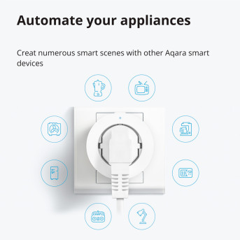 Умная розетка (переходник) Aqara Smart Plug (EU) - Metoo (15)