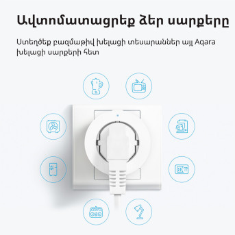 Умная розетка (переходник) Aqara Smart Plug (EU) - Metoo (16)