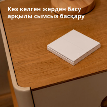 Настенный беспроводной выключатель двухклавишный Xiaomi Aqara H1 (WRS-R02) - Metoo (12)