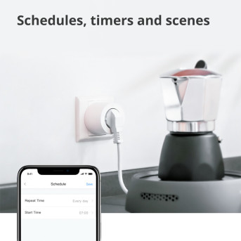 Умная розетка (переходник) Aqara Smart Plug (EU) - Metoo (33)