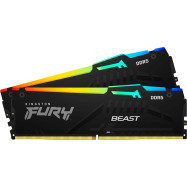 Модуль памяти Kingston Fury Beast RGB KF552C40BBAK2-16 DDR5 DIMM 16Gb Kit(2x8) 5200 MHz 