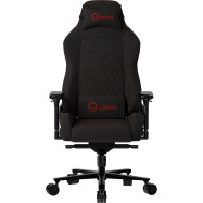 LORGAR Ace 422, Gaming chair, Anti-stain durable fabric, 1.8 mm metal frame, multiblock mechanism, 4D armrests, 5 Star aluminium base, Class-4 gas lift, 75mm PU casters, Black + red