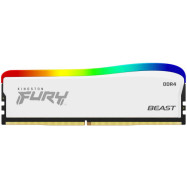 ОЗУ Kingston Fury Beast White RGB KF432C16BWA/8 (DIMM, DDR4, 8 Гб, 3200 МГц)