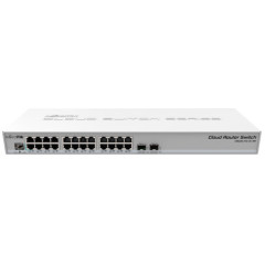 Коммутатор Mikrotik CRS326-24G-2S+RM (1000 Base-TX (1000 мбит/<wbr>с), 2 SFP порта)