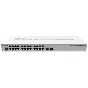 Коммутатор Mikrotik CRS326-24G-2S+RM (1000 Base-TX (1000 мбит/<wbr>с), 2 SFP порта) - Metoo (1)