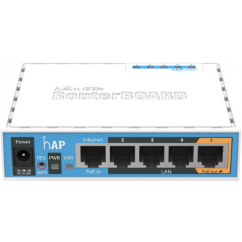 Маршрутизатор WiFi Mikrotik hAP RB951Ui-2nD - Metoo (2)