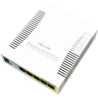 Коммутатор Mikrotik RB260GS (1000 Base-TX (1000 мбит/<wbr>с), 1 SFP порт) - Metoo (6)