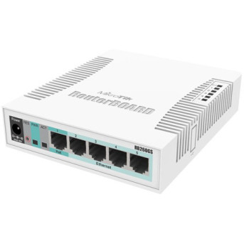 Коммутатор Mikrotik RB260GS (1000 Base-TX (1000 мбит/<wbr>с), 1 SFP порт) - Metoo (4)
