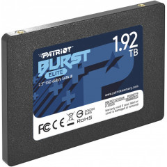 Внутренний жесткий диск Patriot Burst Elite PBE192TS25SSDR (SSD (твердотельные), 1.92 ТБ, 2.5 дюйма, SATA)
