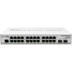 Коммутатор Mikrotik CRS326-24G-2S+IN (1000 Base-TX (1000 мбит/<wbr>с), 2 SFP порта)