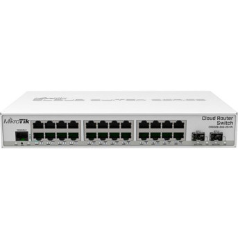 Коммутатор Mikrotik CRS326-24G-2S+IN (1000 Base-TX (1000 мбит/<wbr>с), 2 SFP порта) - Metoo (1)