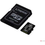 Карта памяти Kingston SDCS2/128GB Class 10 128GB + адаптер