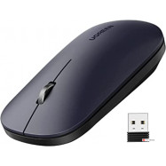 Беспроводная мышь UGREEN MU001 Wireless Mouse Black/No AA (90372)