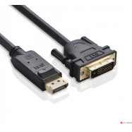 Кабель UGREEN DP103 DP Male to DVI Male Cable 2m (Black). 10221