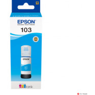 Контейнер с голубыми чернилами Epson C13T00S24A 103 EcoTank Cyan ink bottle